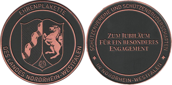 Ehrenplakette des Landes NRW
